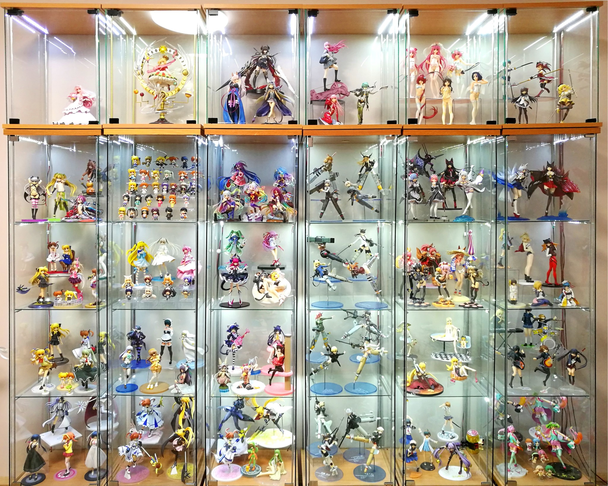 Finally got a proper display cabinet  Anime room Anime decor Otaku room