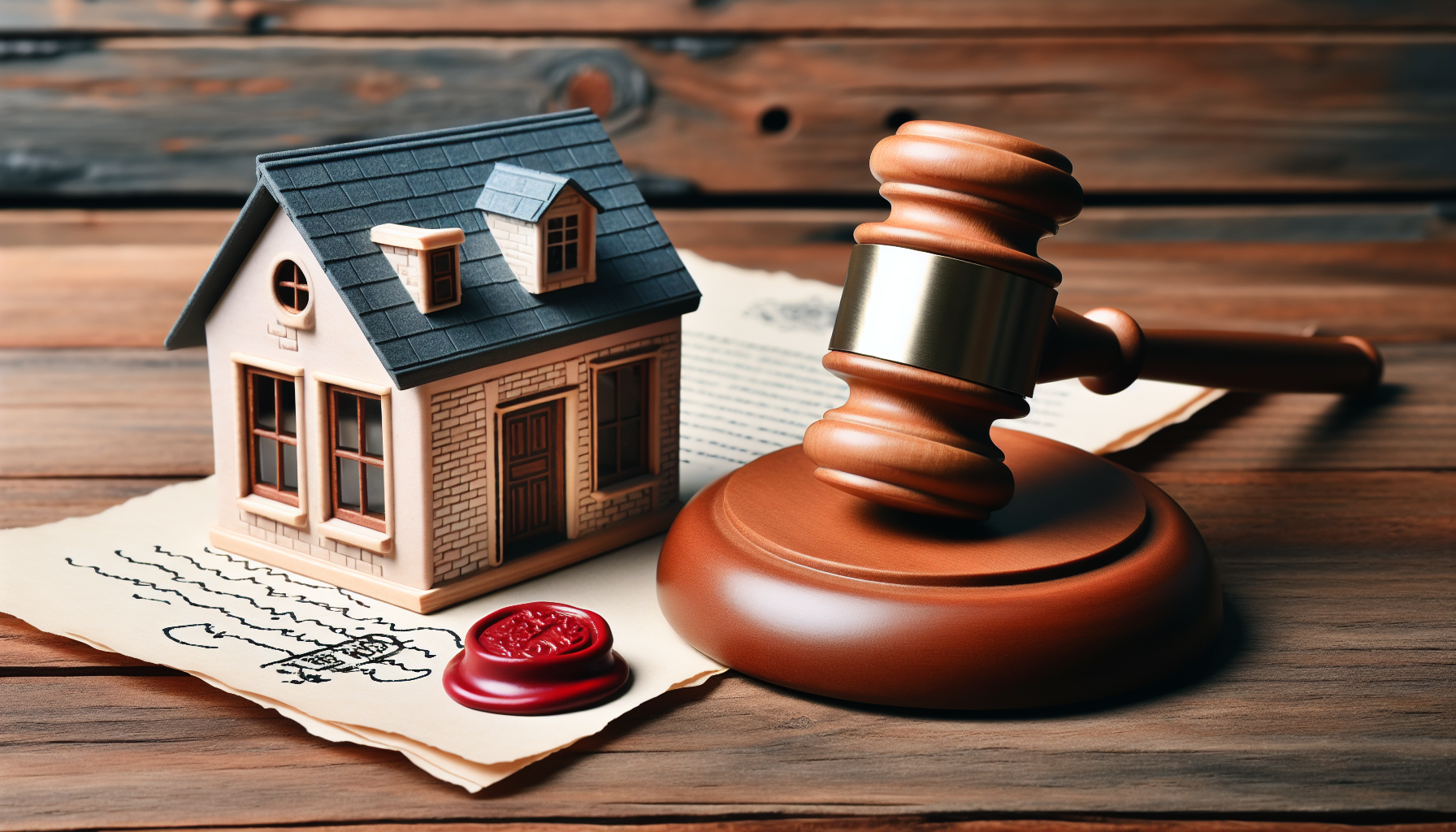 Employment law concept with gavel and legal documents