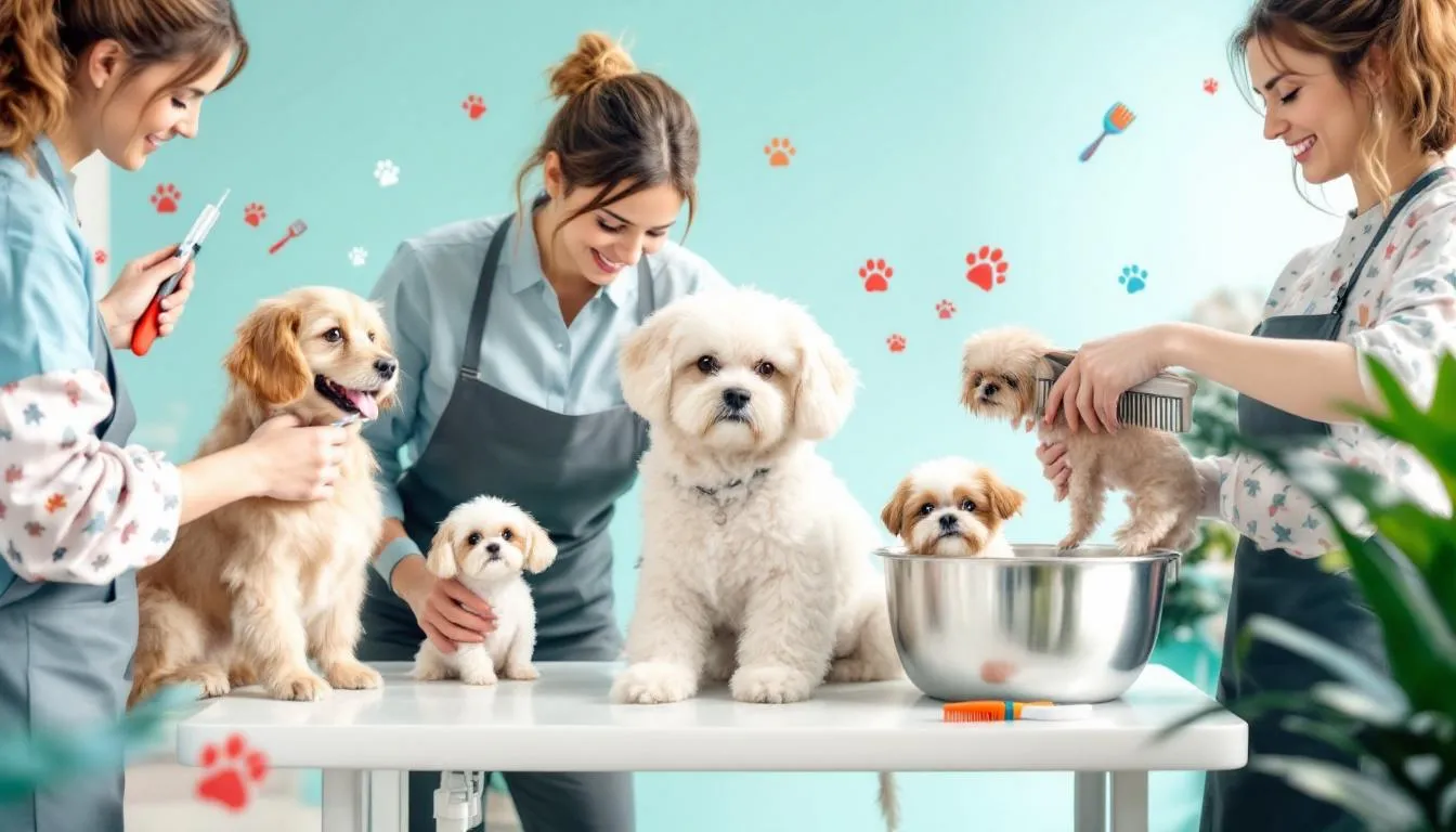 Experienced groomers providing professional pet grooming services.