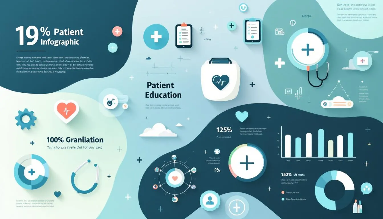 Content marketing materials for educating patients about healthcare services.