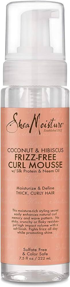 Sheamoisture frizz free curl mousse