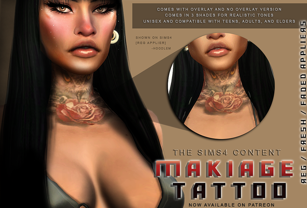Hoodlem Makiage Tattoo