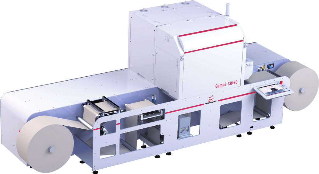Cyfrowa prasa drukarska o najwyższym standardzie drukowania etykiet cyfrowych  Gemini C4 330 