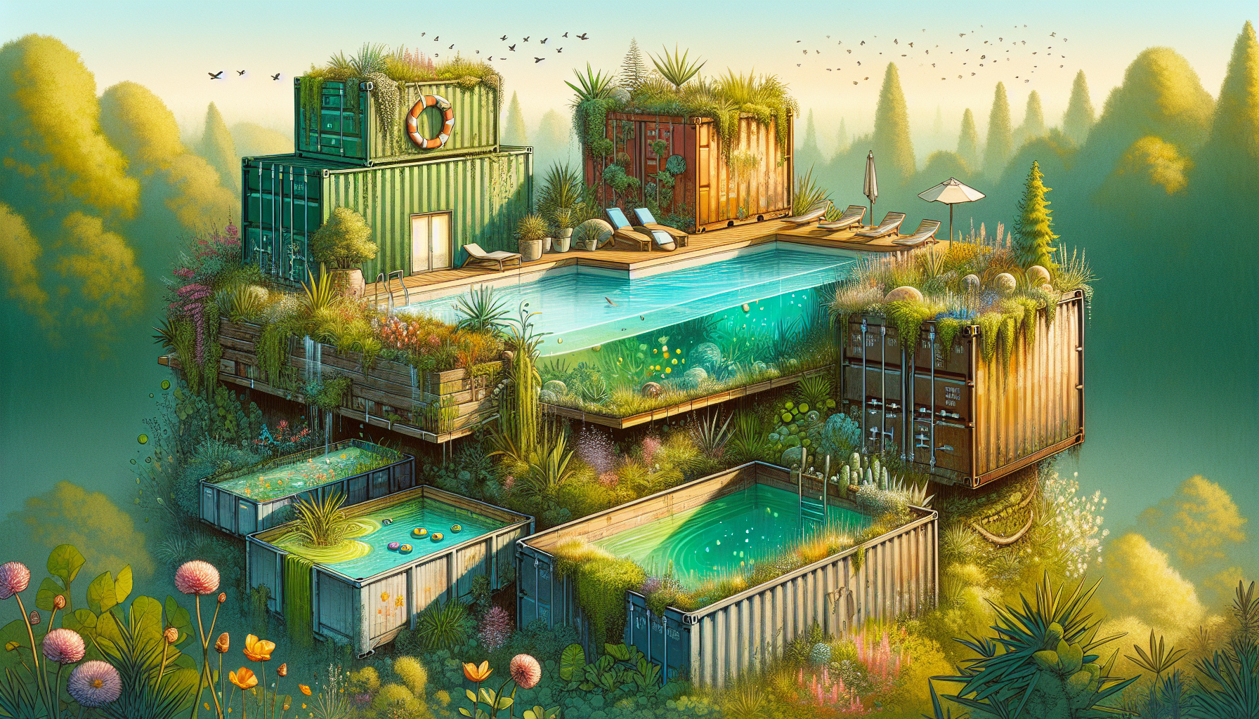 Image showcasing Sustainable alternatives to swimming pools - The Sustainable Alternative
