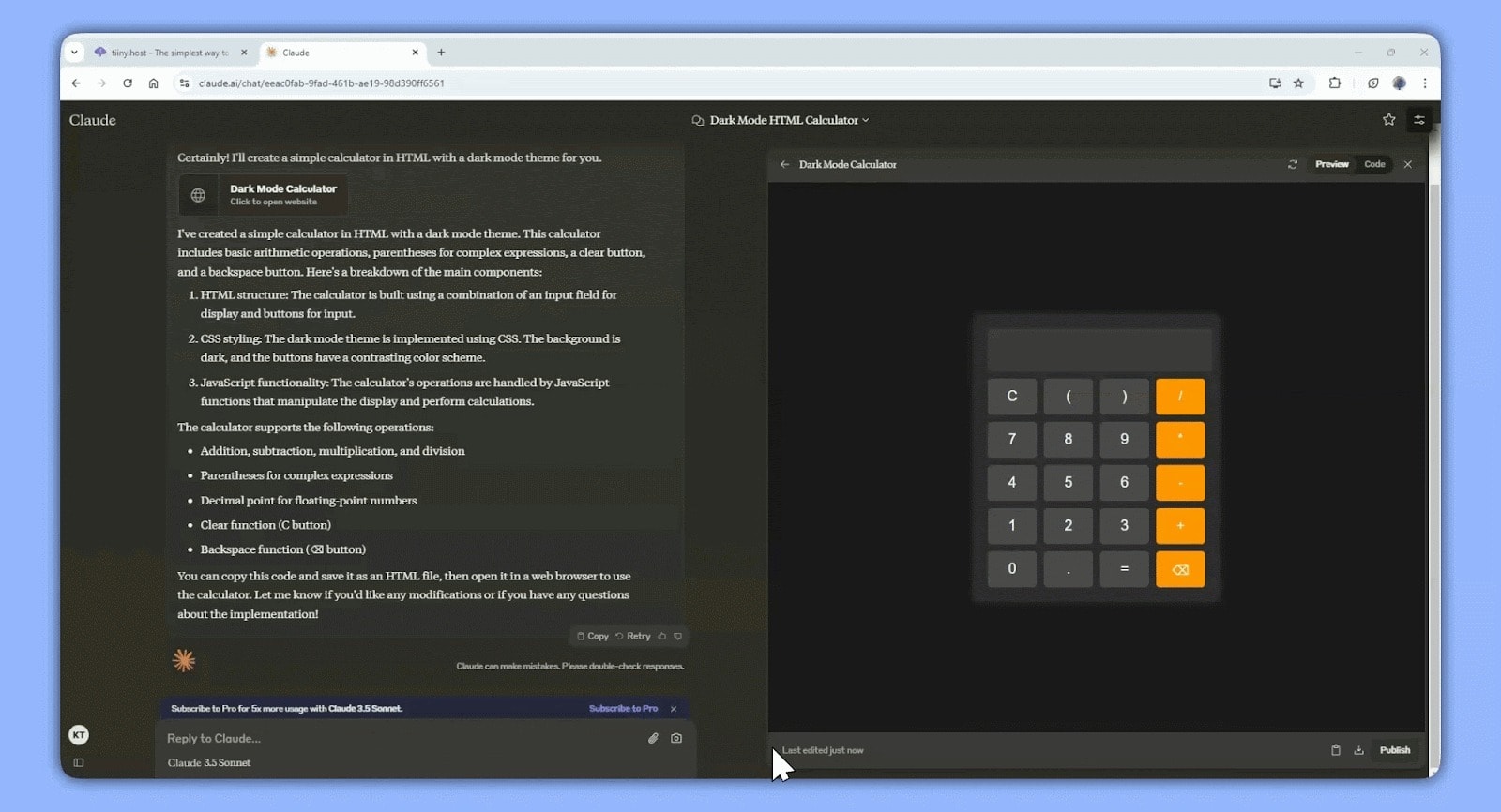 How to download the code from Claude web app.