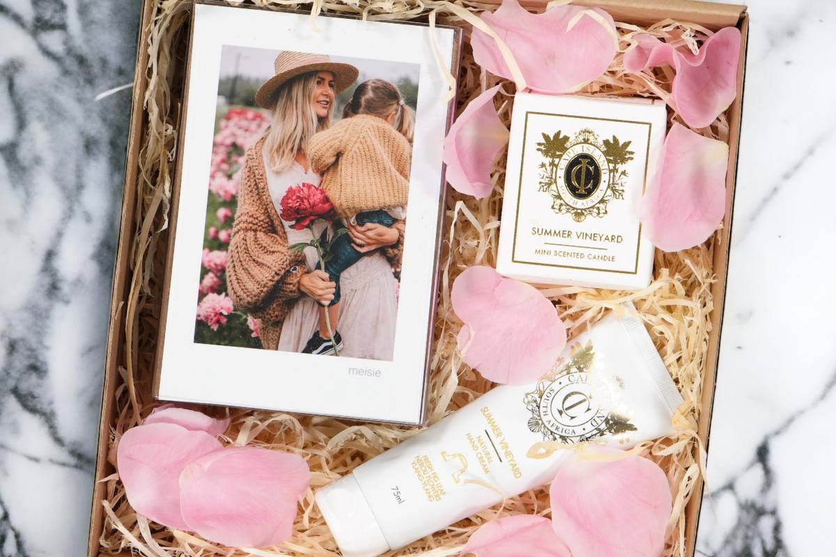 Birthday wish made Fabulous with a gift hamper for women with a Cape Island candle, hand cream and a photo frame for a wonderful birthday treat - Fabulous Flowers