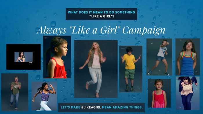 Pictures from Always #LikeAGirl Social Media Campaign 