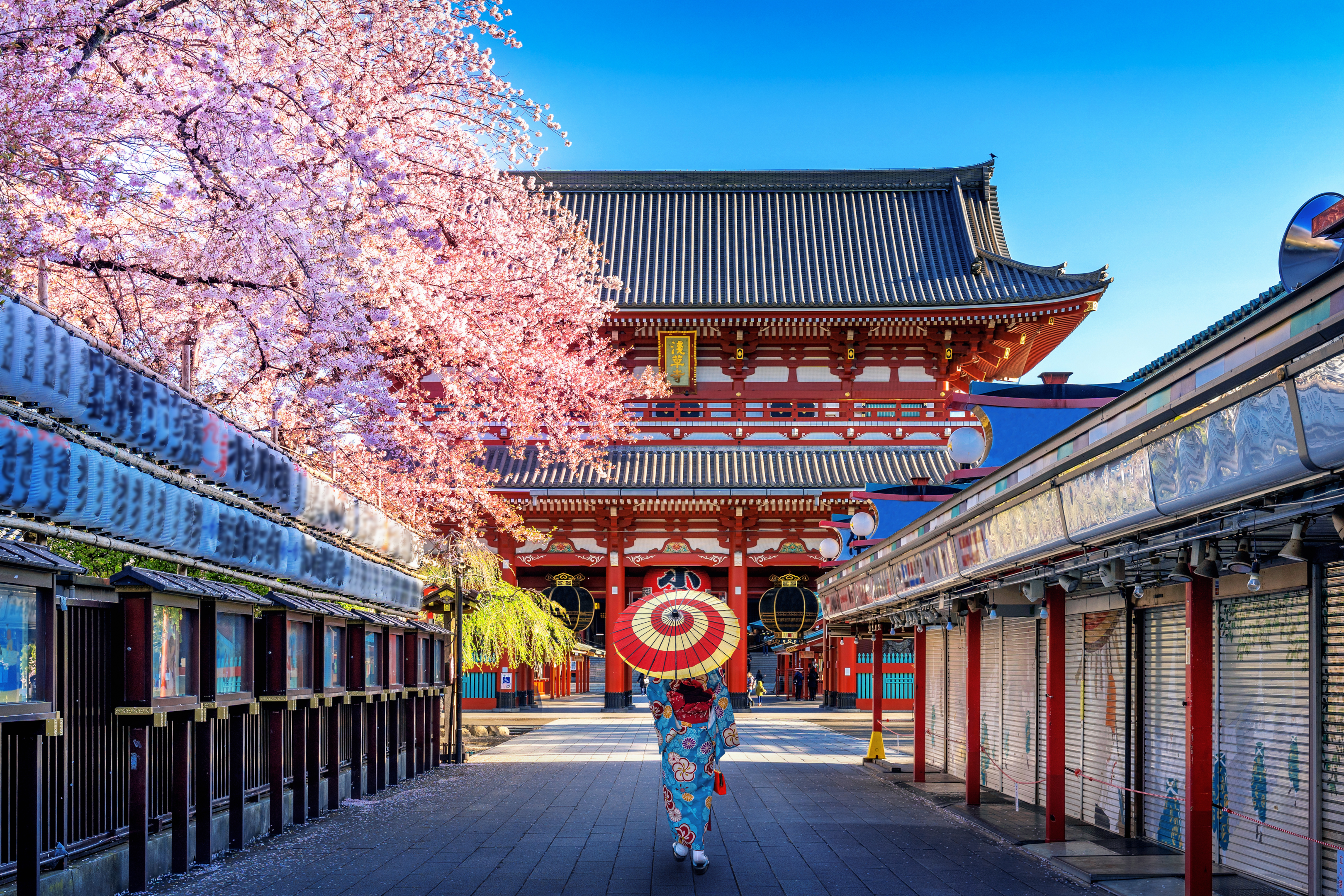 Temple in Tokyo, Japan