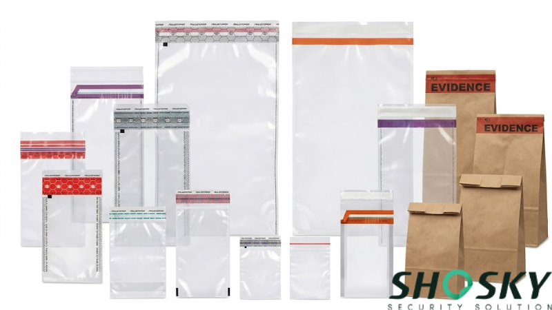 Tamper-evident bags in various styles