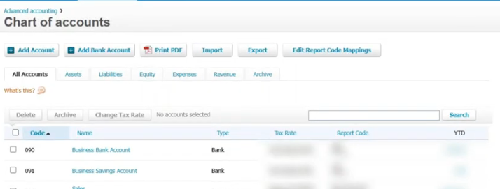 Setting Up Xero Chart of Accounts Malaysia 3