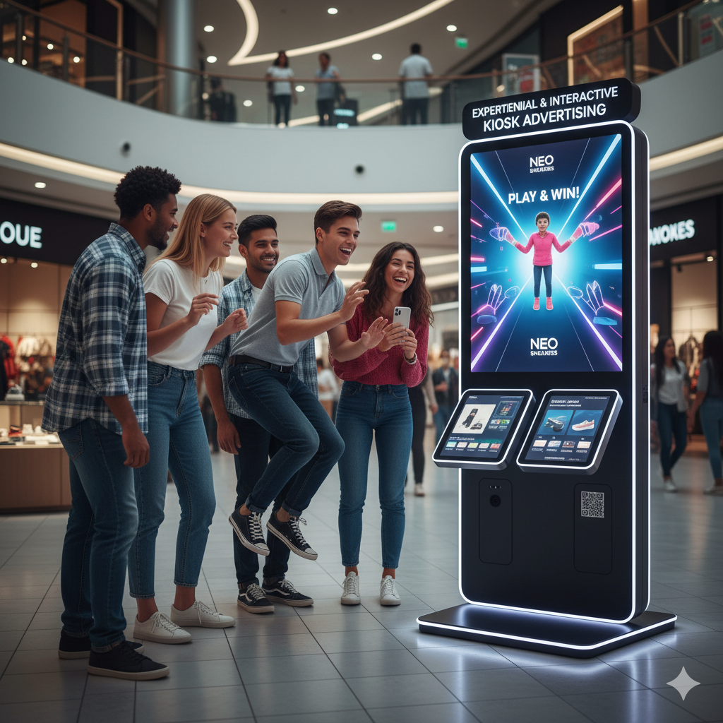 What Are The Types Of Outdoor Advertising That Works? 11 experiential & interactive kiosk advertising