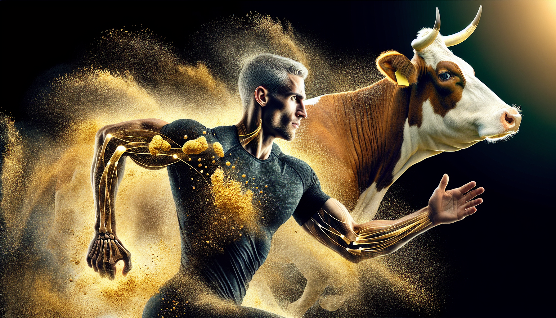 Athletic performance enhancement with colostrum supplements