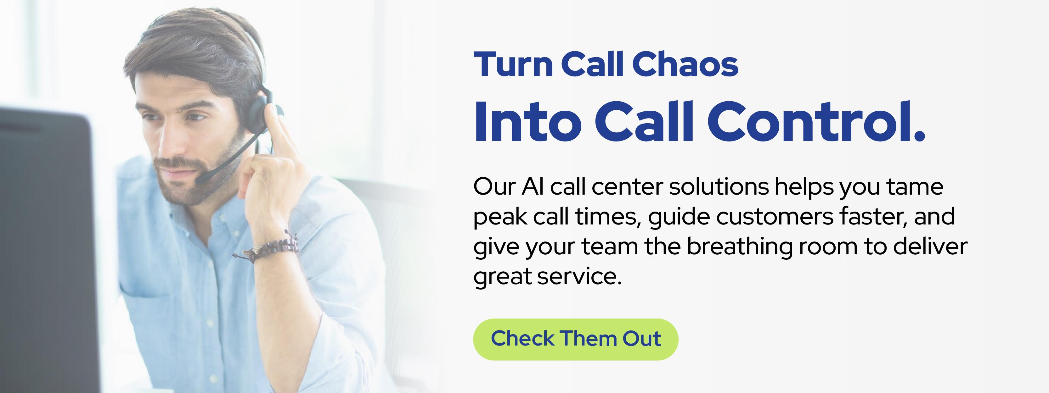 Simplicity VoIP banner providing confidence in their services like AI call routing.