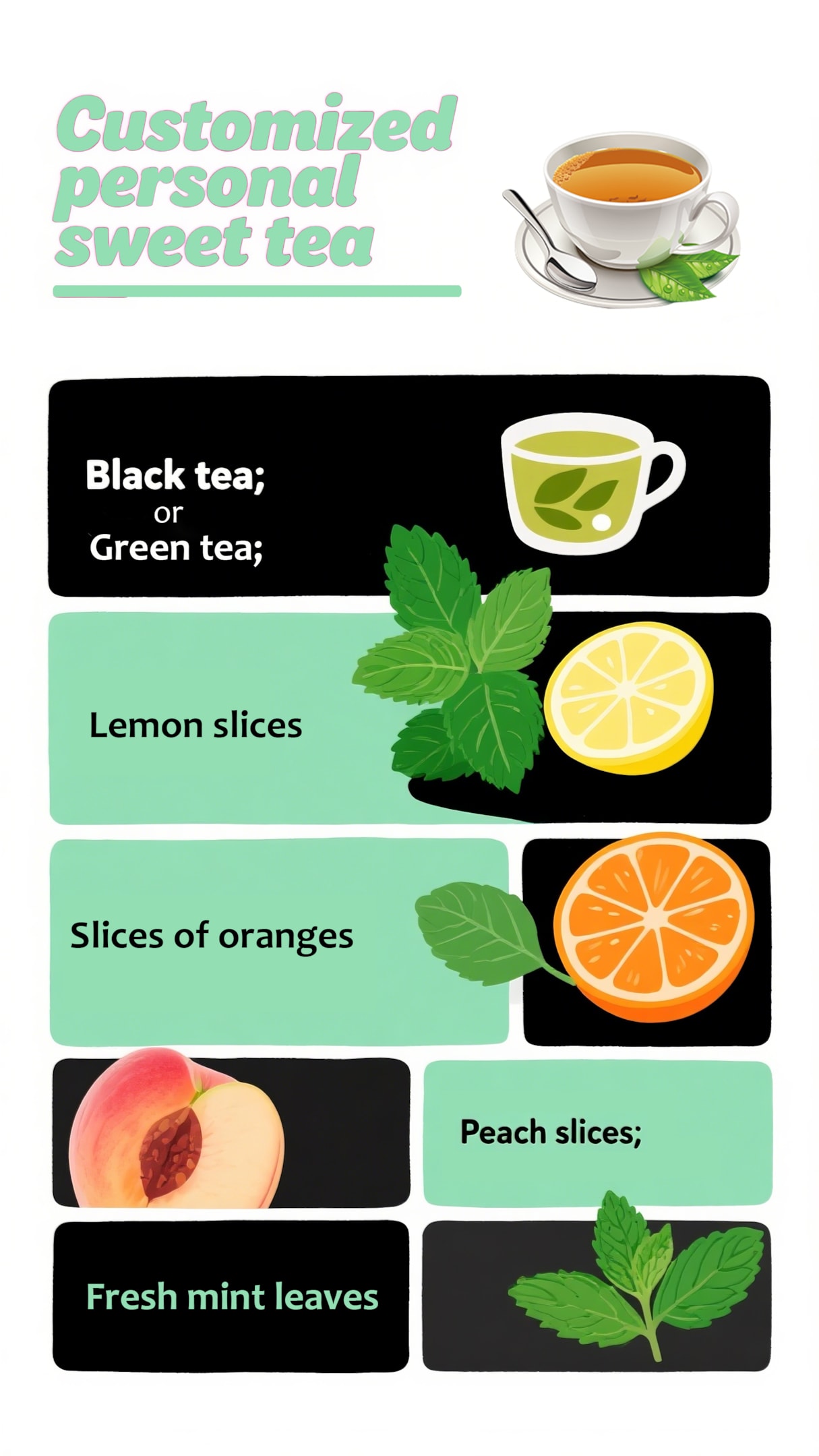 Customizing Your Sweet Tea