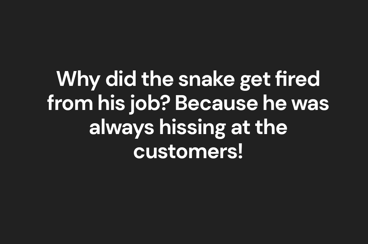 snake puns