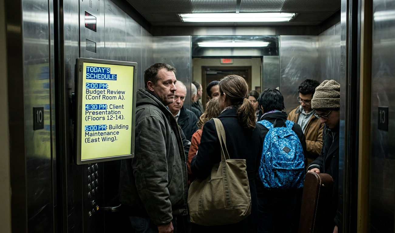 5 Best Digital Signage Software Companies for Elevator Systems 9 the benefits of using elevator digital signage