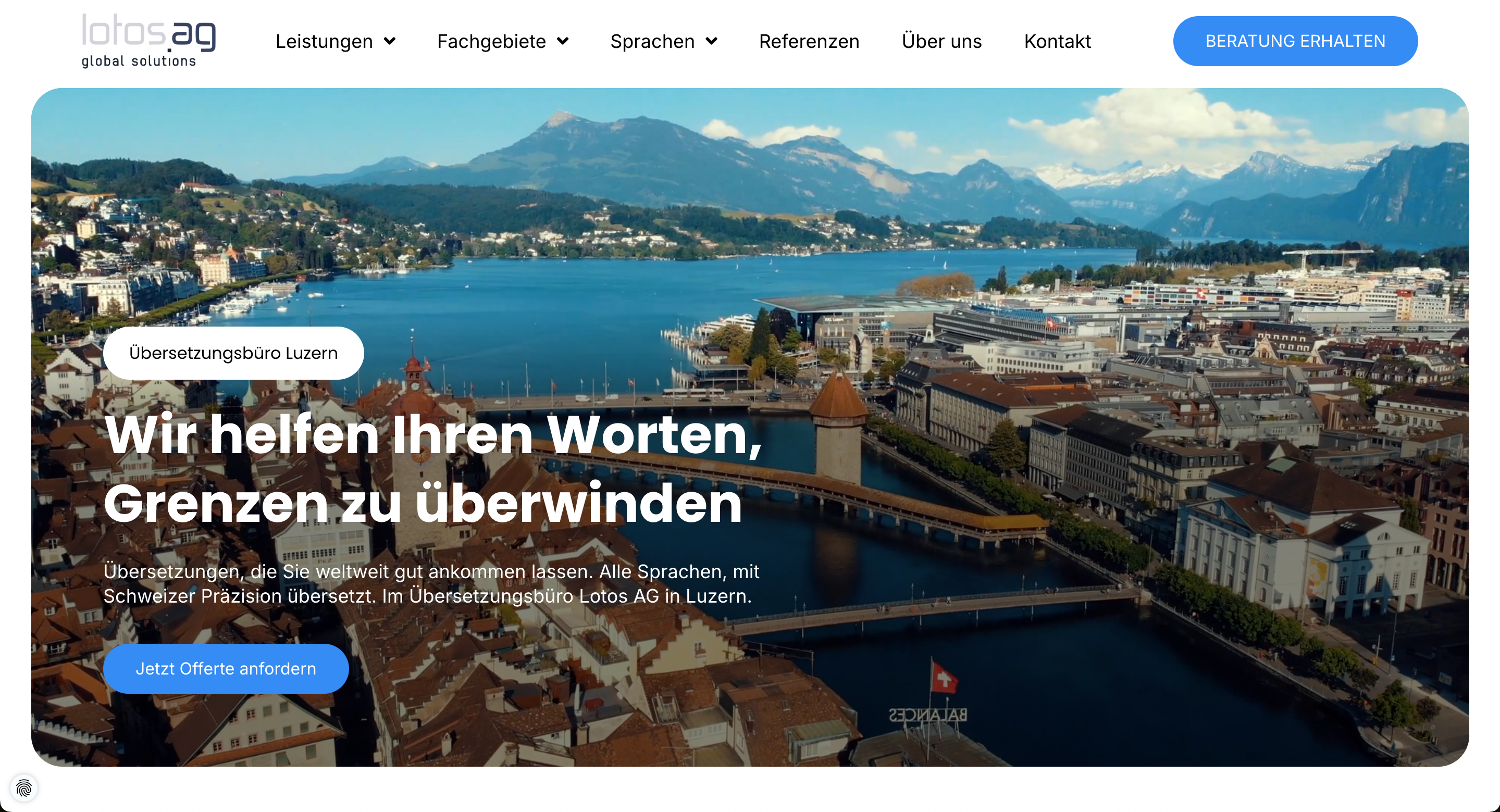 Screenshot Website Lotos AG