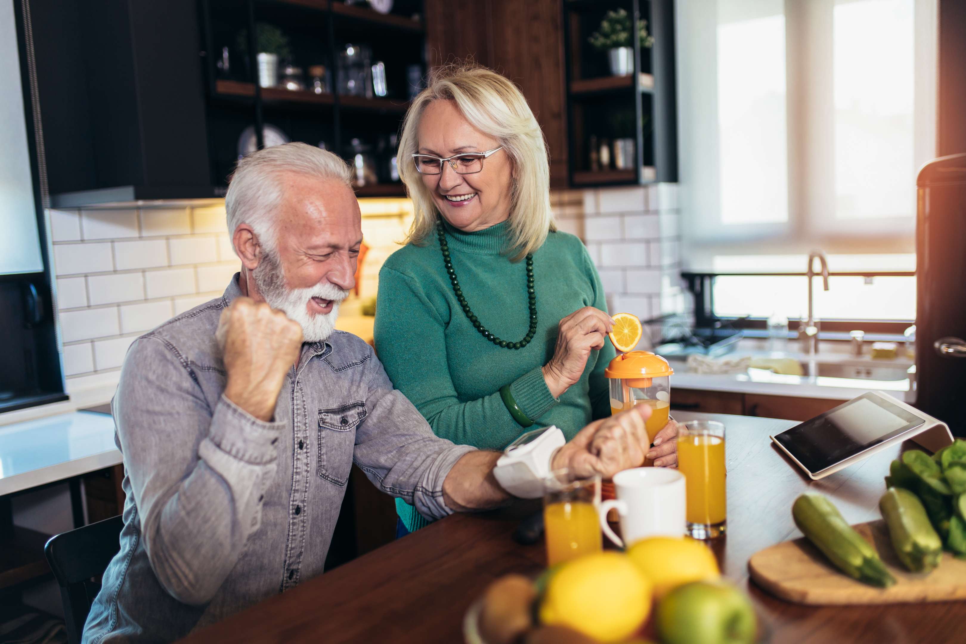 patient enjoying the benefits of remote patient monitoring