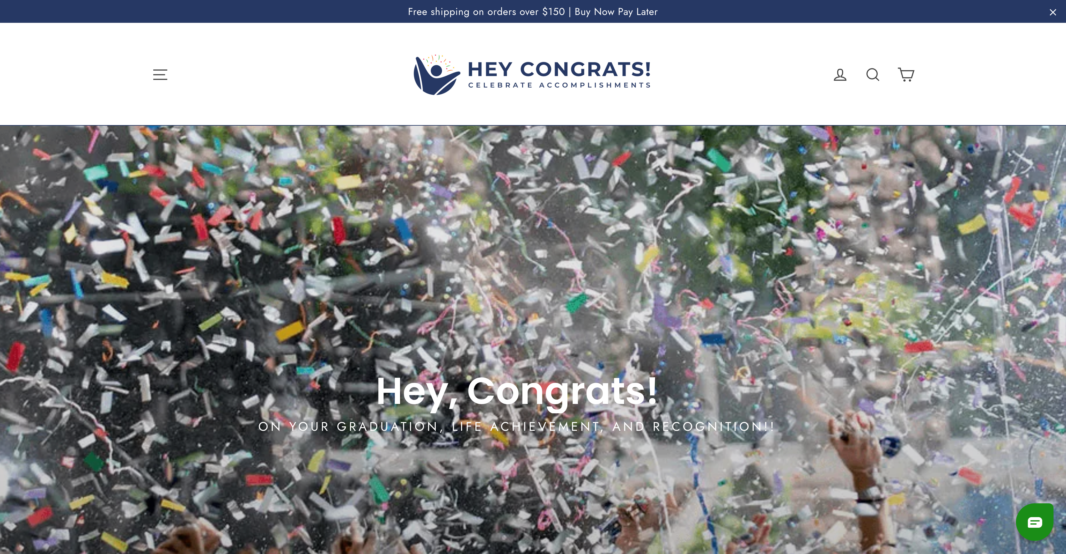 Hey Congrats Home Page