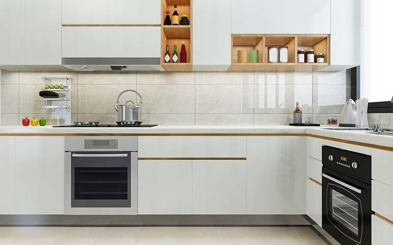modern minimalist kitchen layout