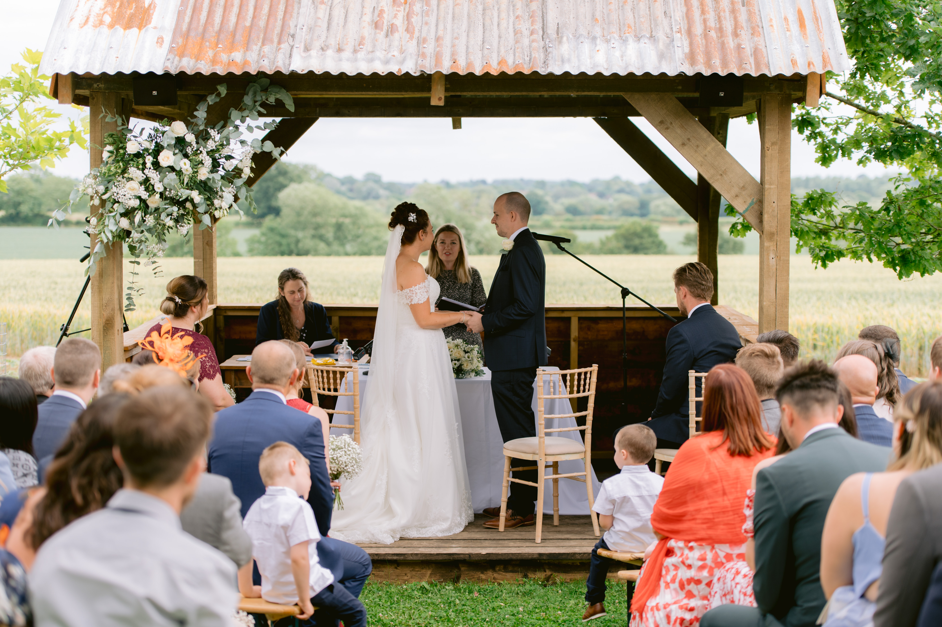 Huntsmill Farm Wedding by Photographer S Howard Photography Ltd 