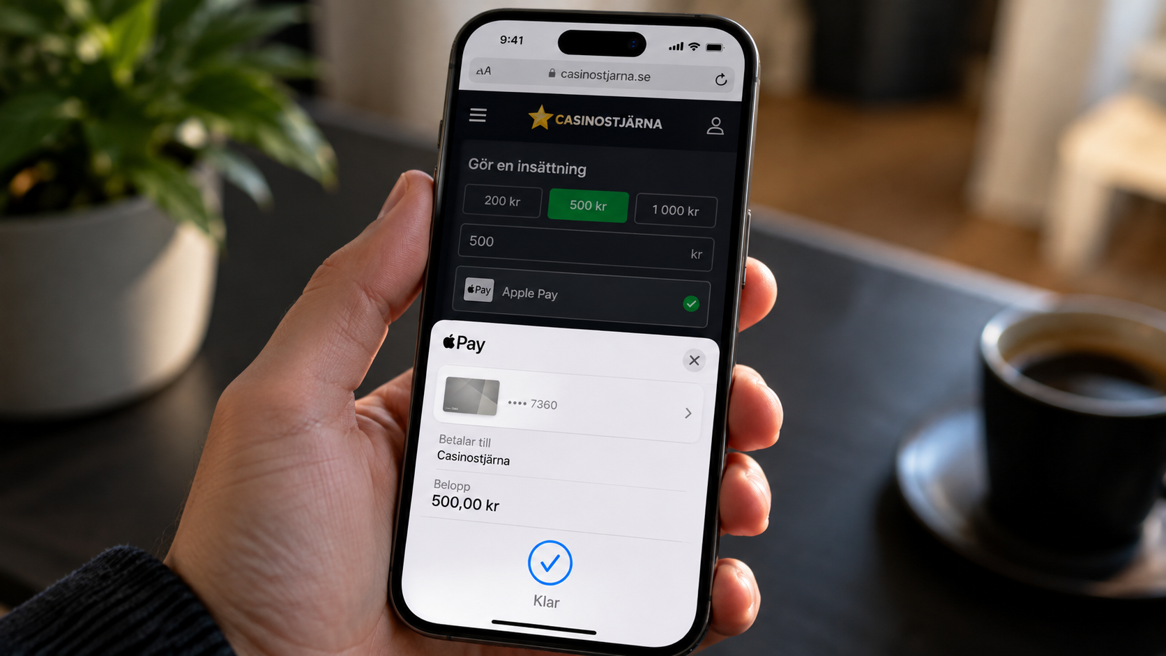 Casinon med Apple Pay