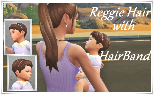 Reggie Infant Hair with Hairband
