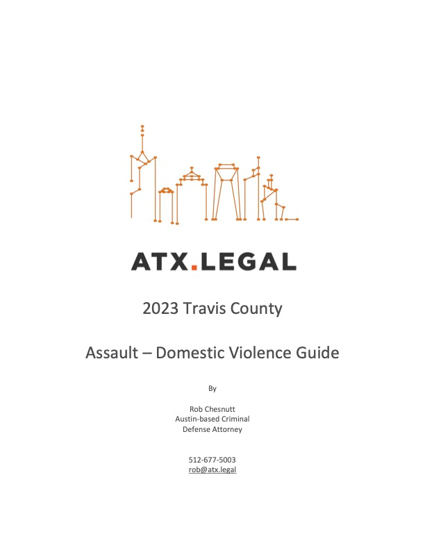 2023 Travis County Guide to DV Charges. Free download.
