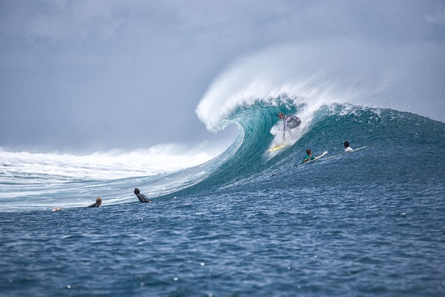 surf, surfing, big wave surf apnea 