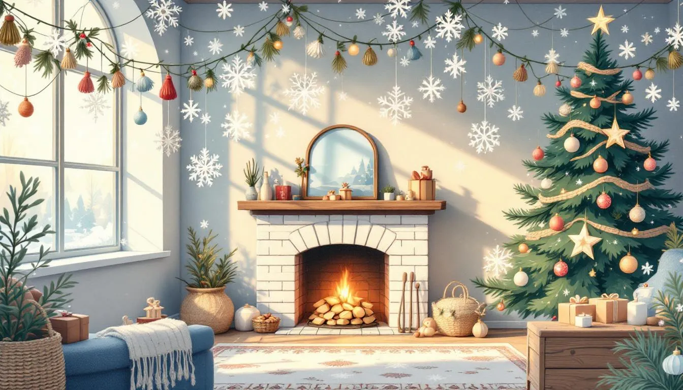 Festive holiday decorations that enhance the Christmas spirit, showcasing DIY creativity.