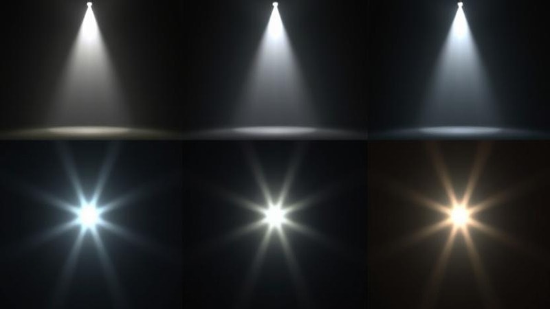 Brightness comparison of HID and Halogen light bulbs