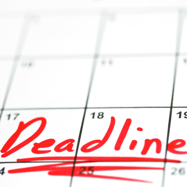 Image showing a calendar highlighting the statute of limitations deadline in Alabama.