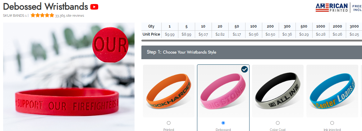 sell silicone bracelets