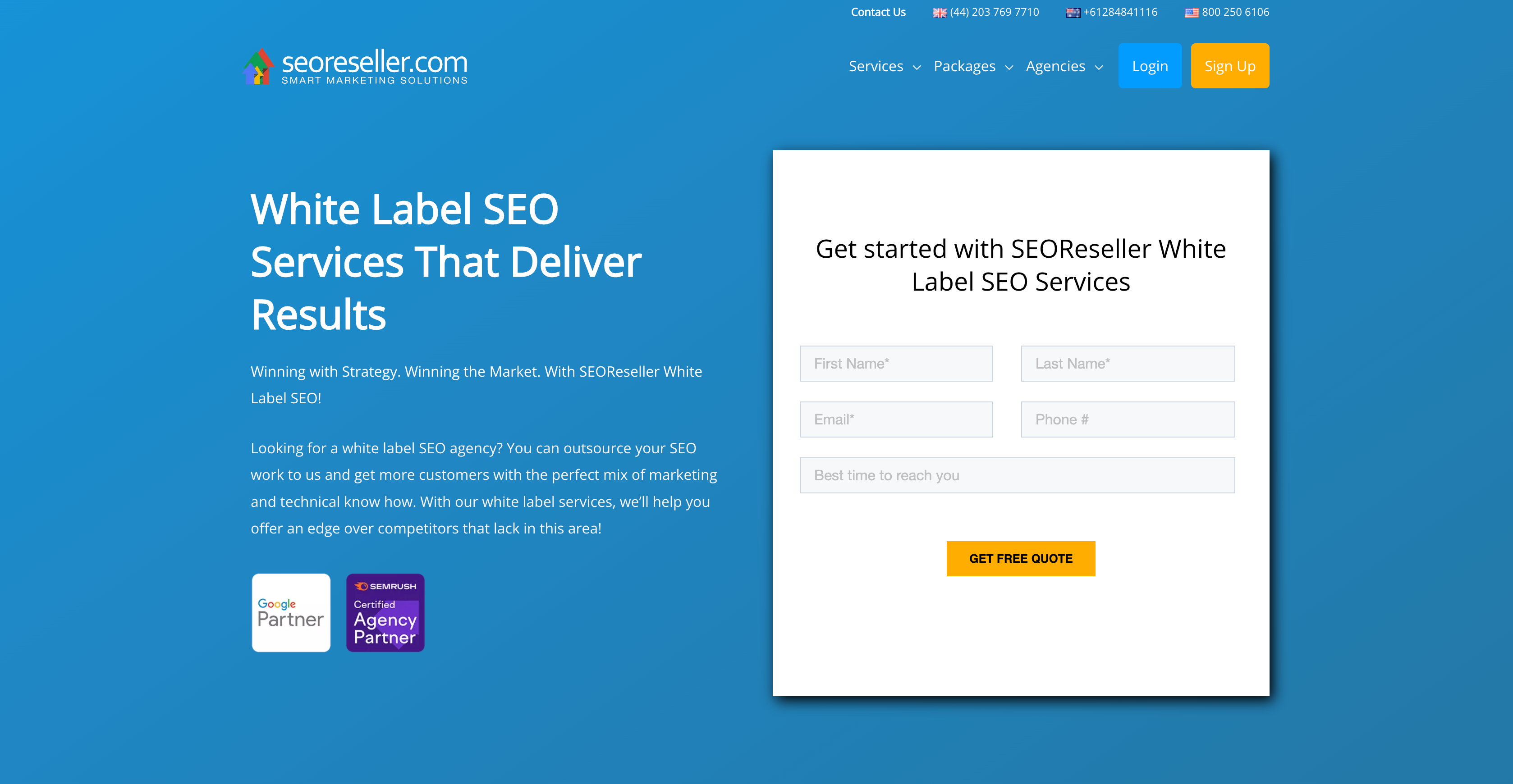 As an SEO reseller, it's important you you utilize a white label SEO firm that can give you easy to follow reports and metrics.