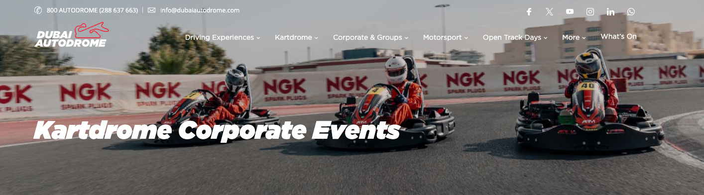 Indoor Karting by Dubai Autodrome 