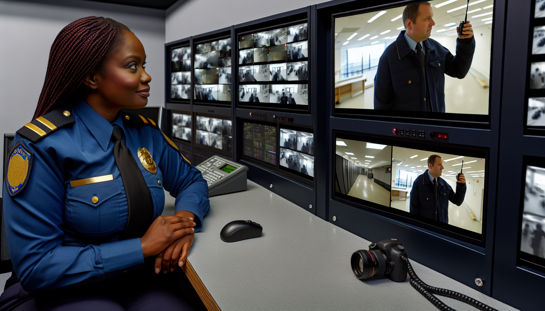 Comparison between live video monitoring and onsite security personnel