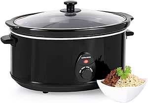 You can slow cook pork in a slow cooker, a crock-pot, which is an American slow cooker make, a Dutch oven or large stewing pan in the oven.