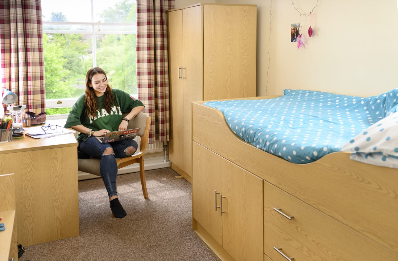 On campus Rochester Independent College as well as providing first class education also provides students with cosy accommodation.
