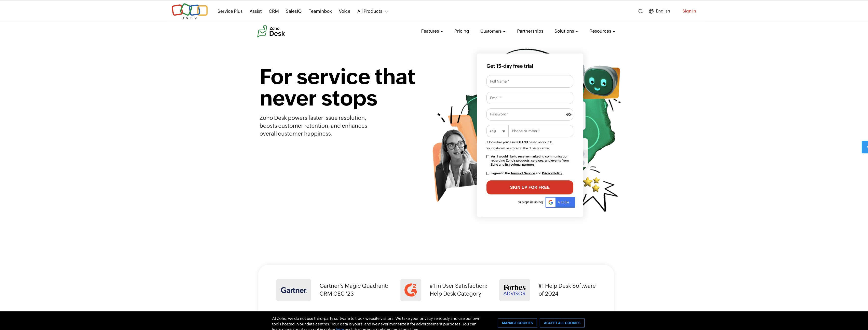 zoho desk