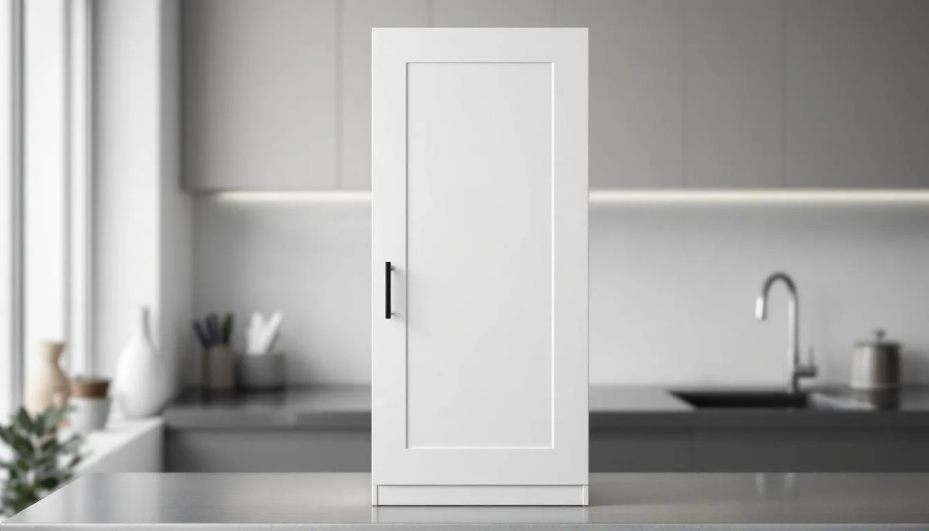 A beautifully designed shaker cabinet showcasing aesthetic choices.