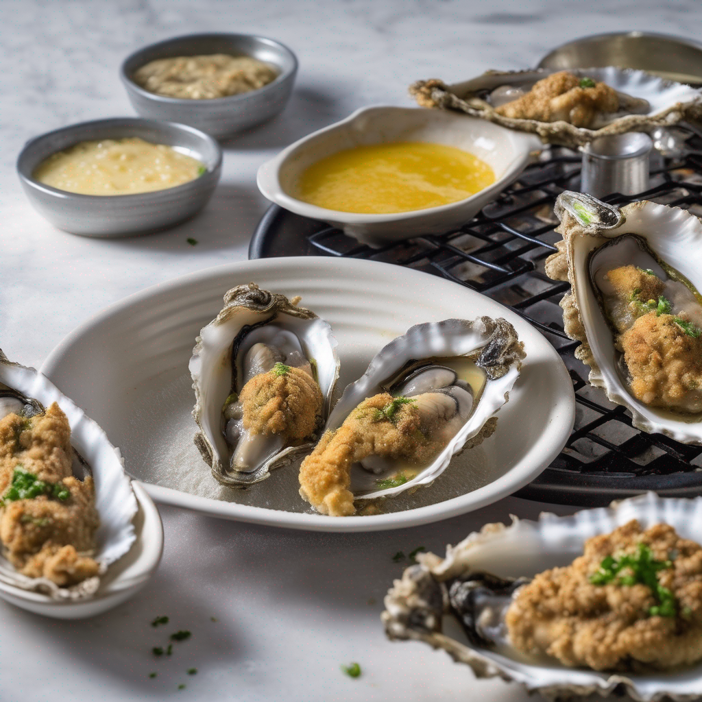 Image illustrating the process to pan fry oysters for a crispy treat.