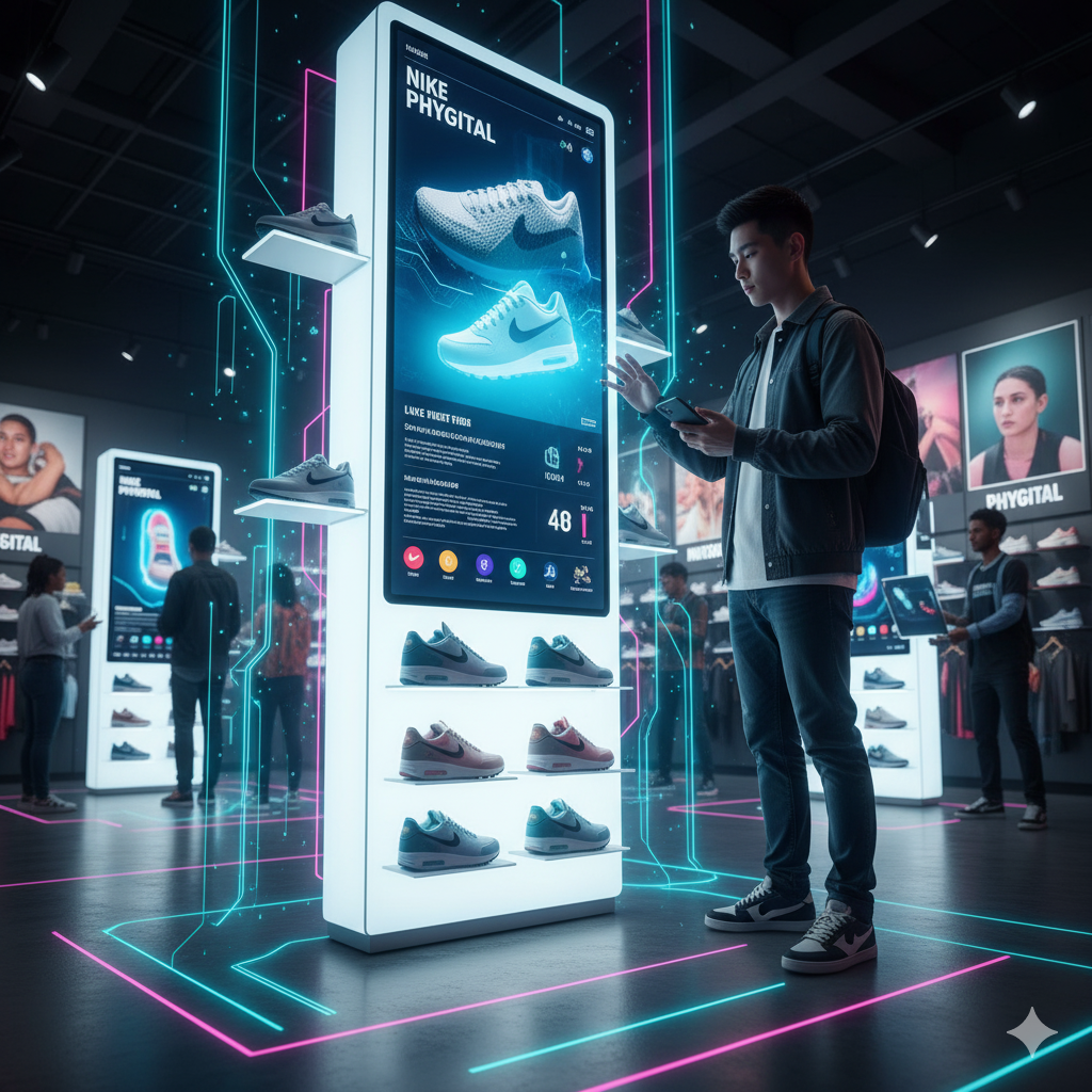 What is Phygital? 5 Examples to Understand the Rising Trend in Retail 2 nike pop up stores 0/1–2 in store performance advanced shopping technologies 0/1–4 advanced shopping technologies needed