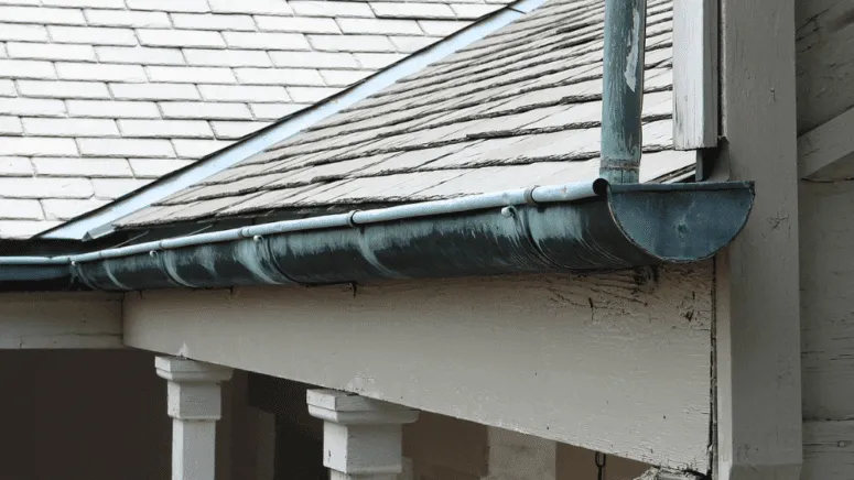 metal roof gutter problems
