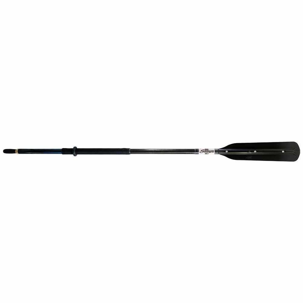 Sawyer polecat oar with rope wrap and oar stop and duramax blade. 