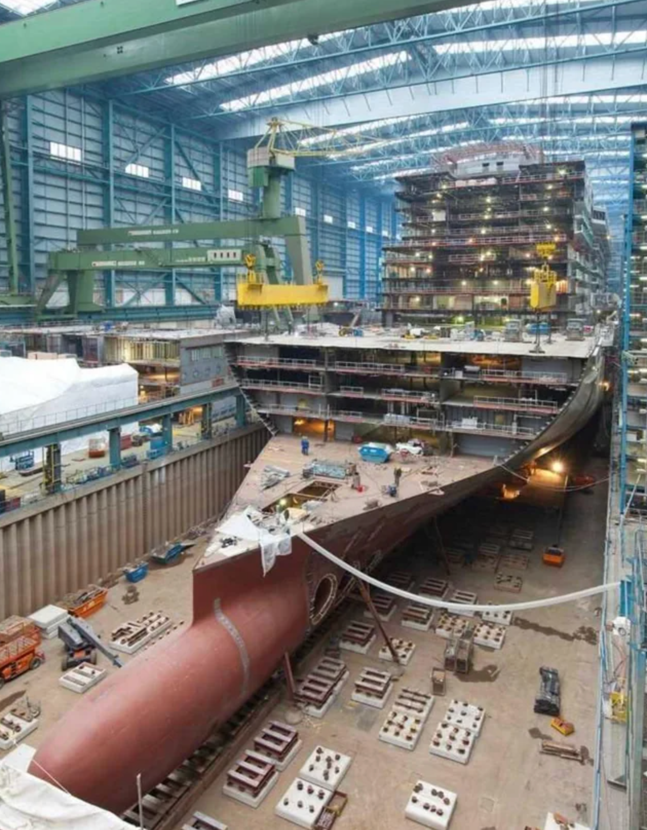Cruise Ship being Built 
