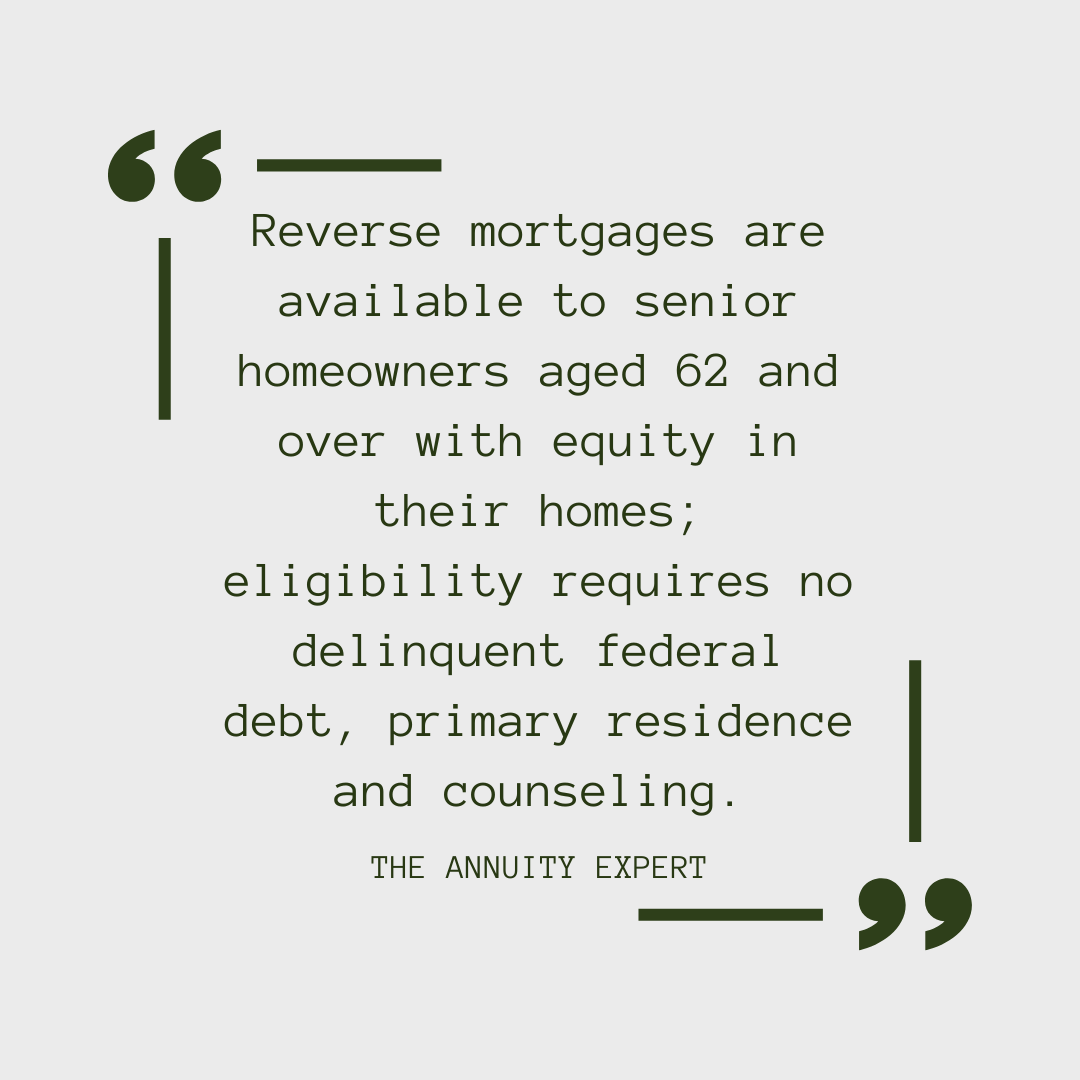 Who Is Eligible For A Reverse Mortgage