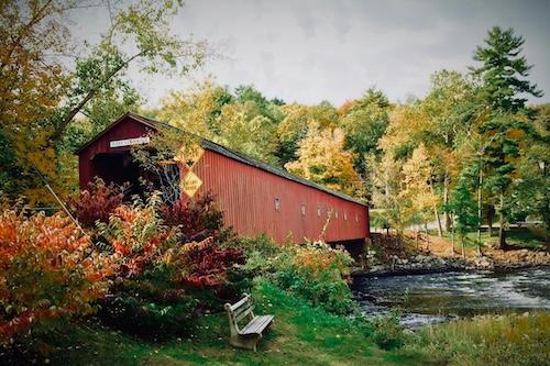 Things To Do In The Litchfield Hills Ct: Top 23 Most Unique Spots 7 West Cornwall bridge amidst the northwest hills in the fall