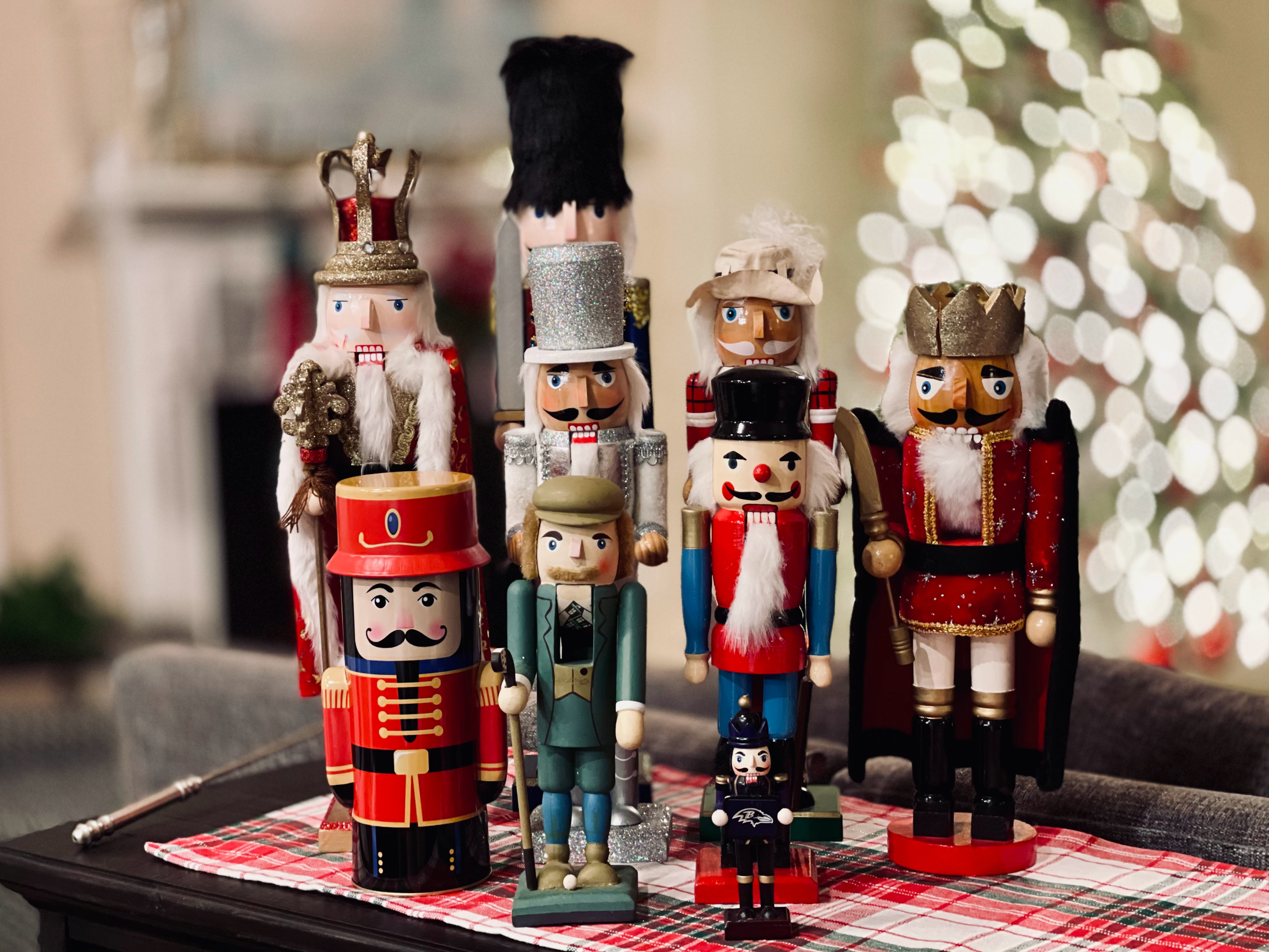 use nutcrackers as part of your Christmas decorations 