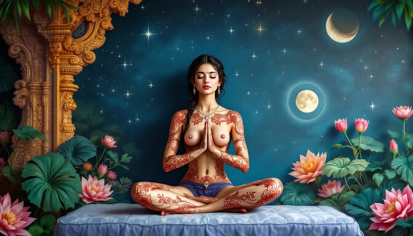 Eine Person, die Atemübungen im Kundalini Yoga durchführt.