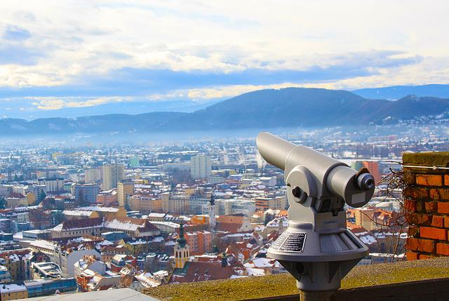 graz, binoculars, watch